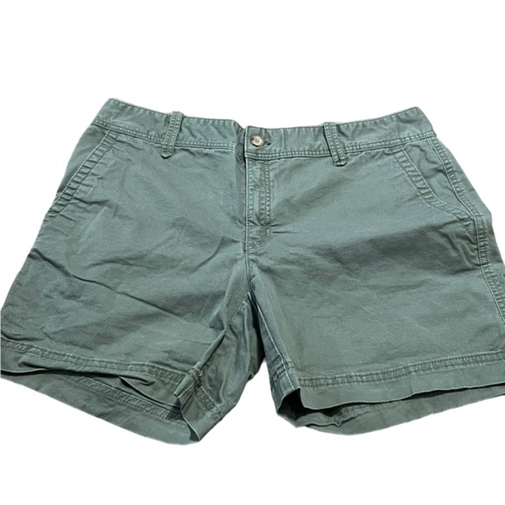 Eddie Bauer Green Khaki Shorts Size 12